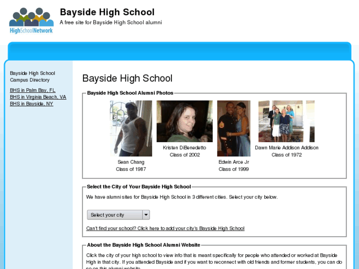 www.baysidehighschoolalumni.com