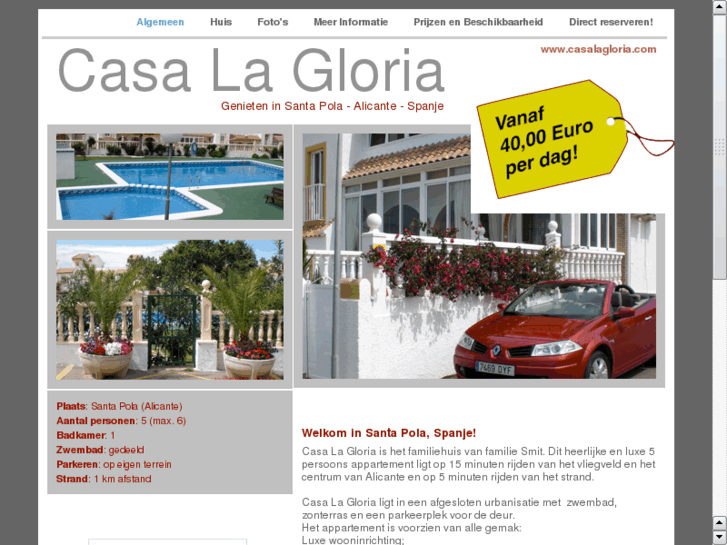 www.casalagloria.com