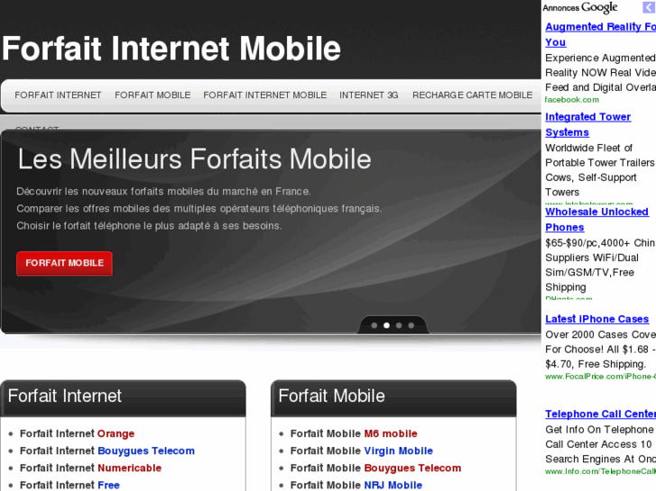 www.forfaitinternetmobile.com