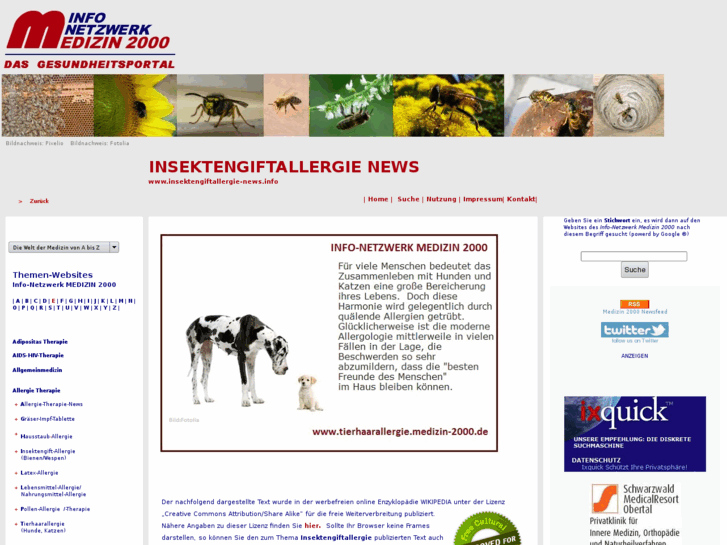 www.insektengiftallergie-news.info