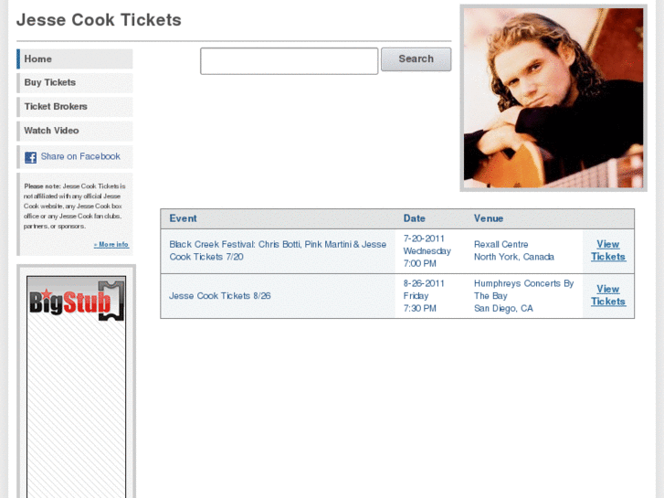 www.jessecooktickets.com