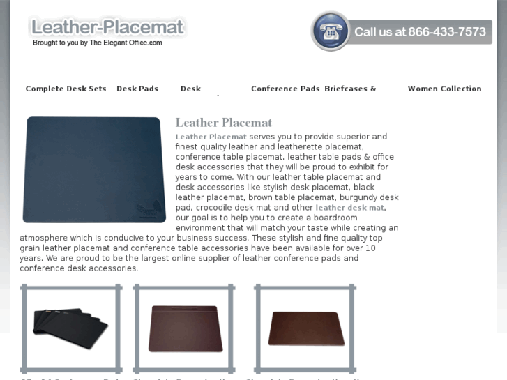 www.leather-placemat.net