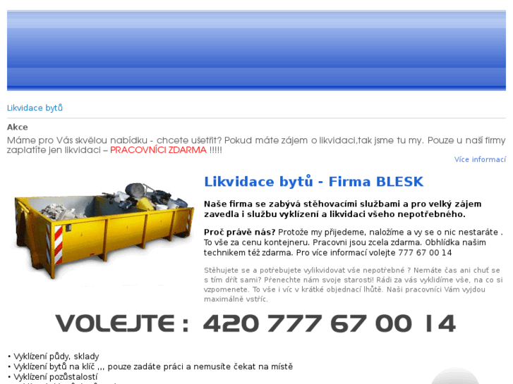 www.likvidacebytu.cz