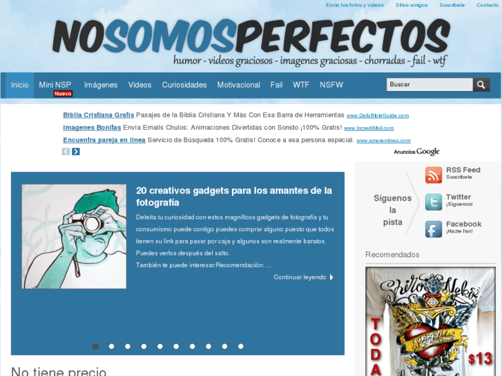 www.nosomosperfectos.com