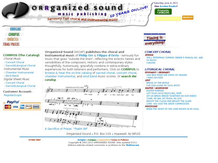 www.orrganizedsound.biz