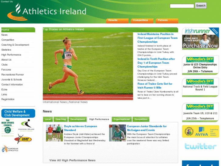 www.athleticsireland.ie