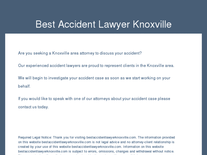 www.bestaccidentlawyerknoxville.com