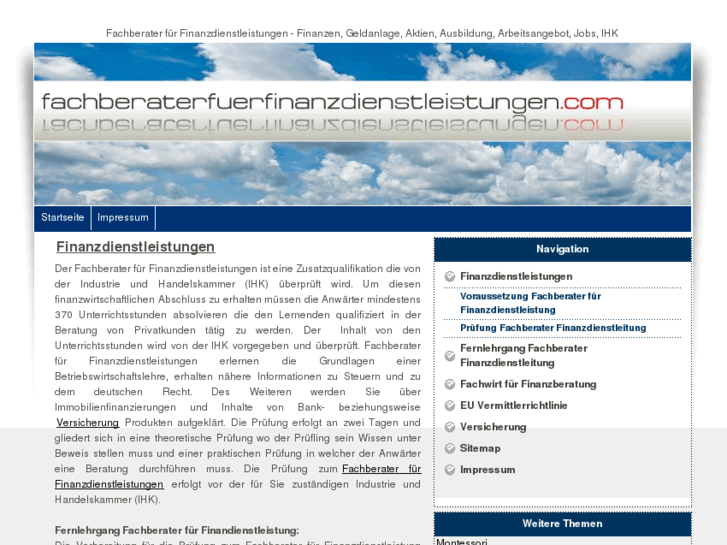 www.fachberaterfuerfinanzdienstleistungen.com