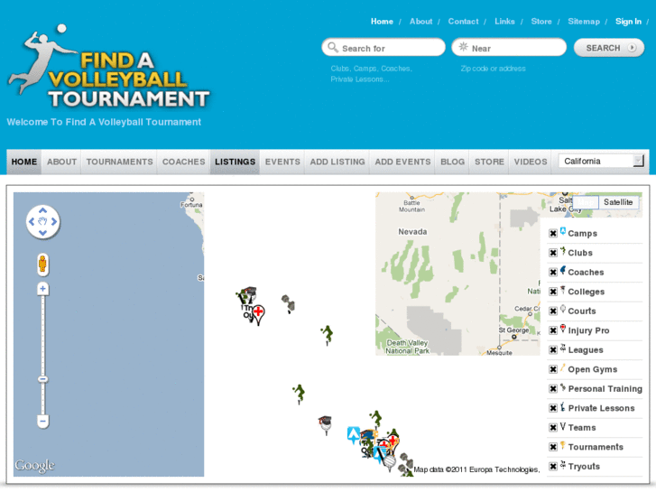 www.findavolleyballtournament.com