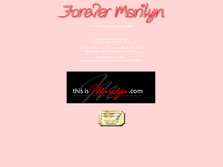 www.forevermarilyn.net