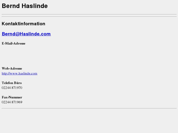 www.haslinde.com