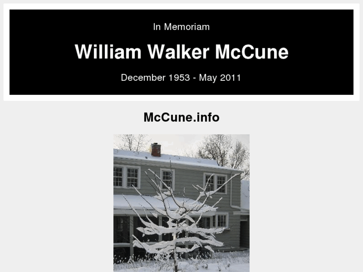 www.mccune.info