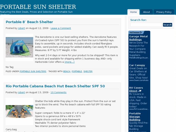 www.portablesunshelter.com