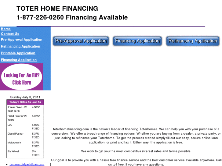 www.toterhomefinancing.com