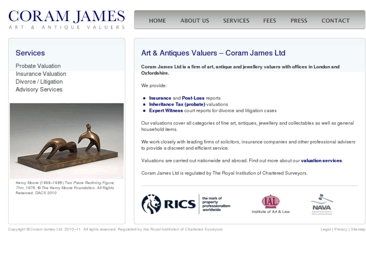 www.coram-james.com