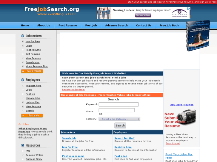 www.freejobsearch.org
