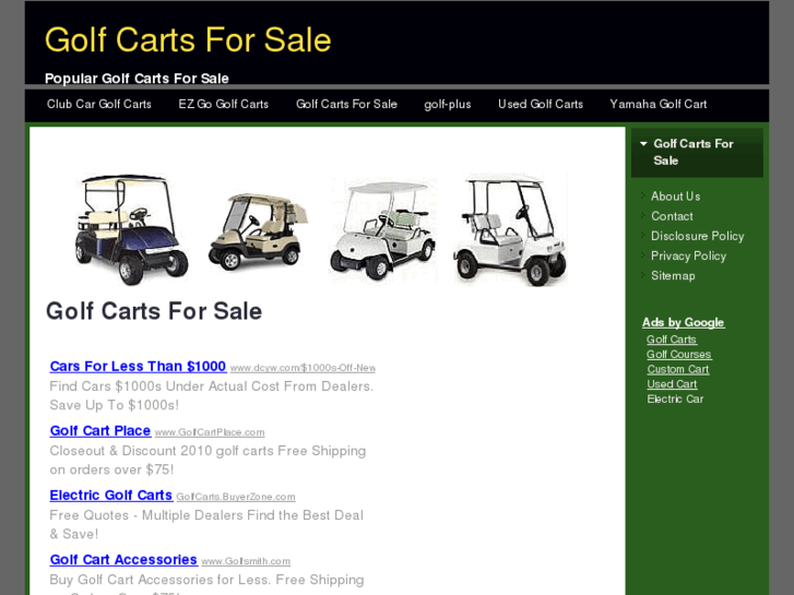 www.golfcartsforsalehere.com