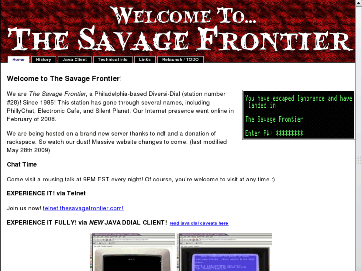 www.thesavagefrontier.com