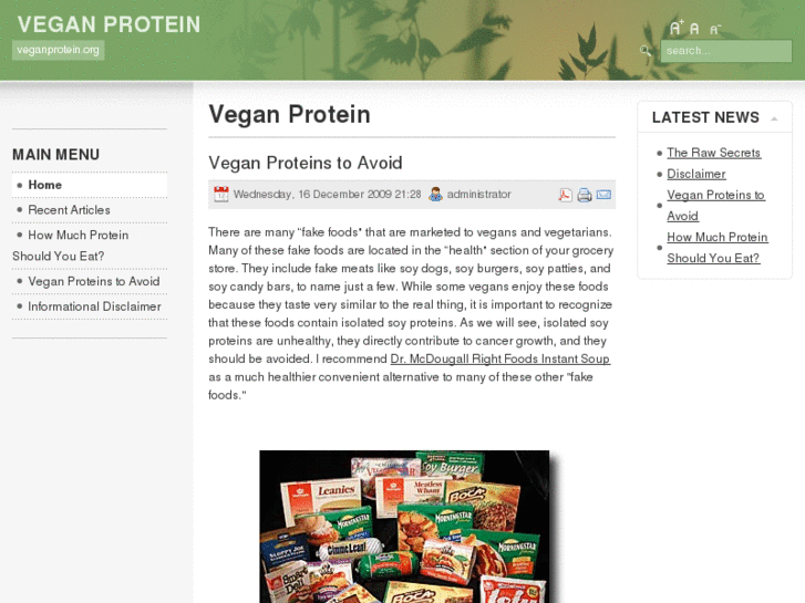 www.veganprotein.org