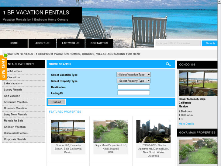 www.1brvacationrentals.com