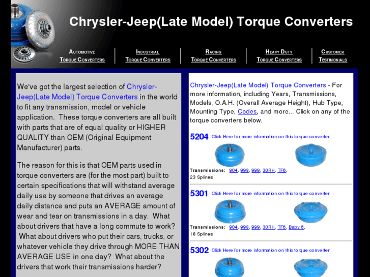 www.chryslertorqueconverter.com