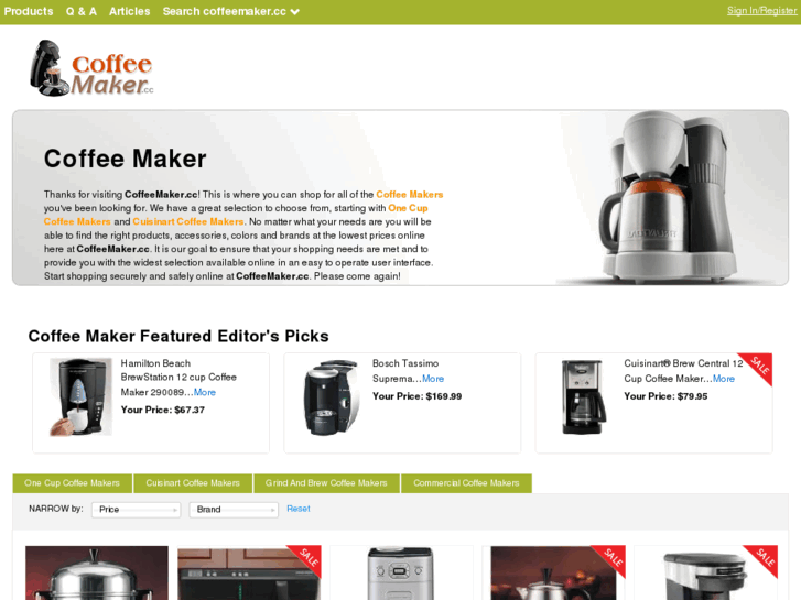 www.coffeemaker.cc