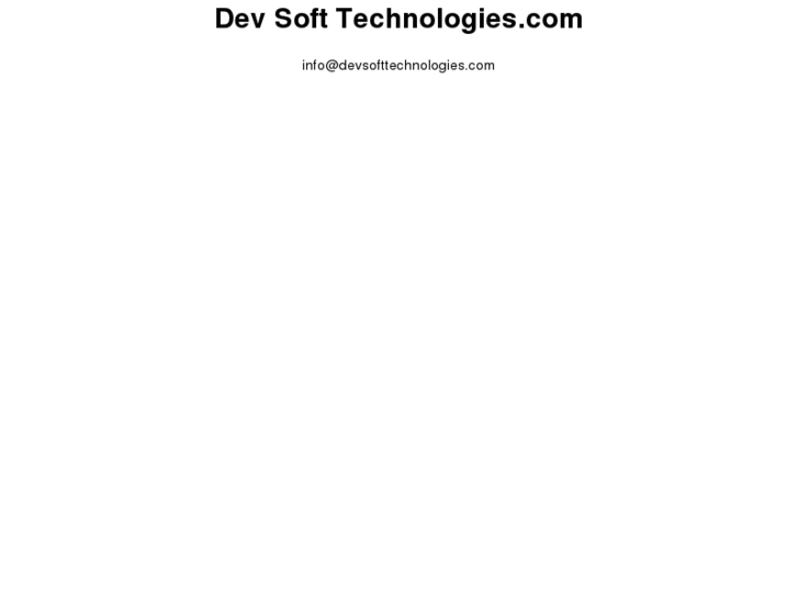 www.devsofttechnologies.com