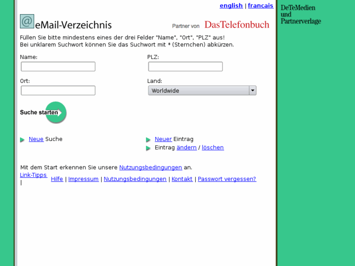 www.email-verzeichnis.de