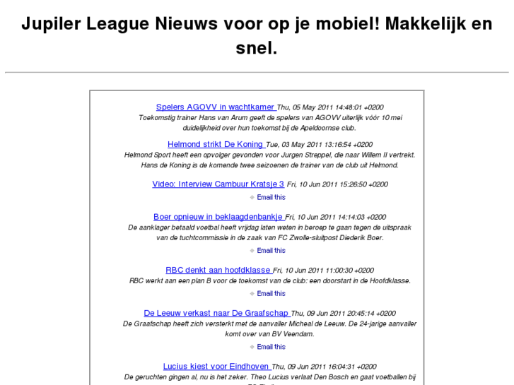 www.jupilerleague.mobi