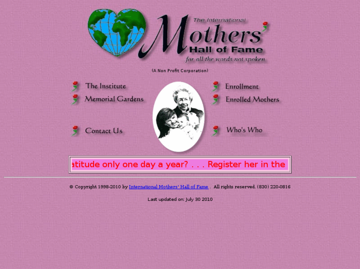 www.mothershalloffame.org