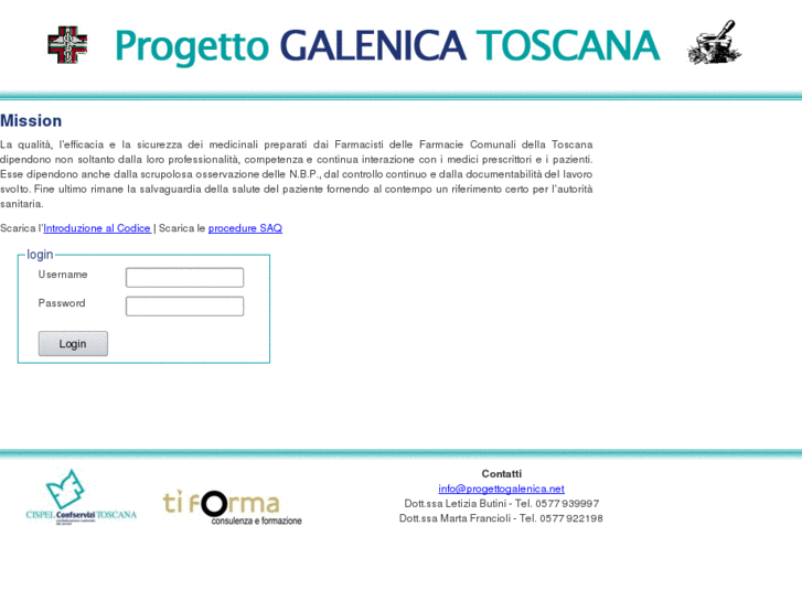 www.progettogalenica.net