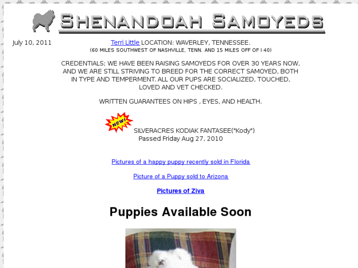 www.shenandoahsamoyeds.com