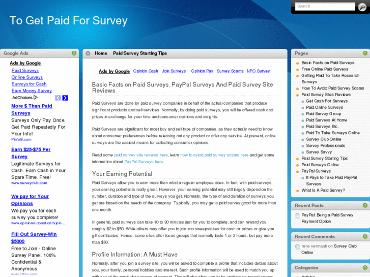 www.togetpaidforsurvey.com