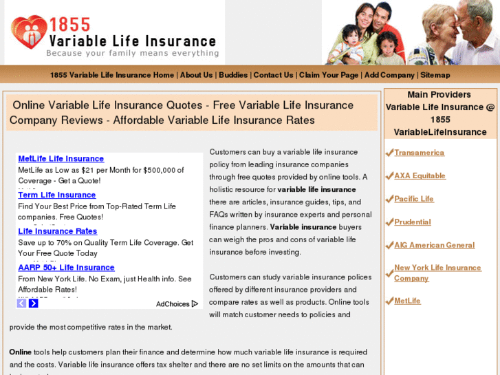 www.1855variablelifeinsurance.com