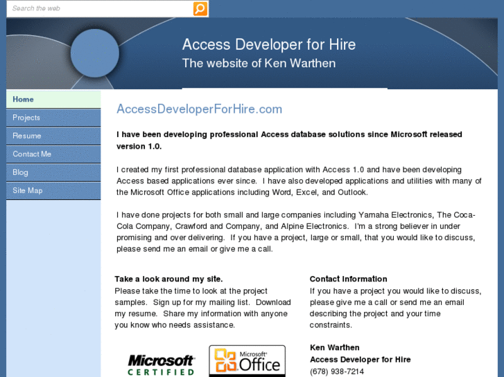 www.accessdeveloperforhire.com