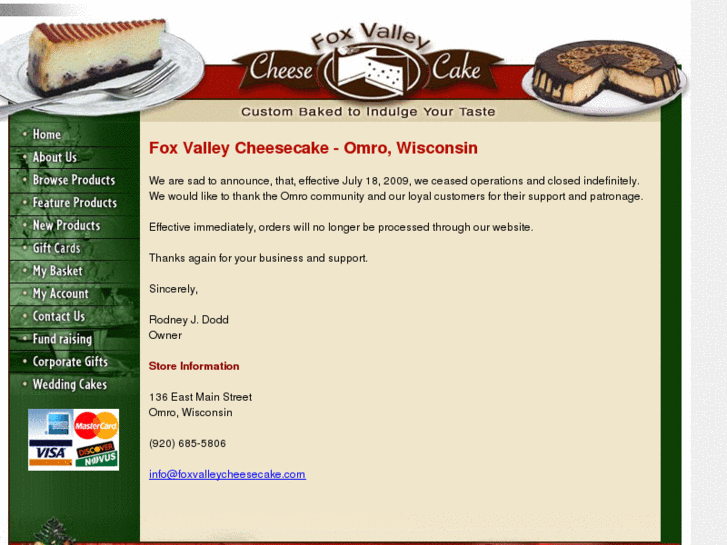 www.foxvalleycheesecake.com