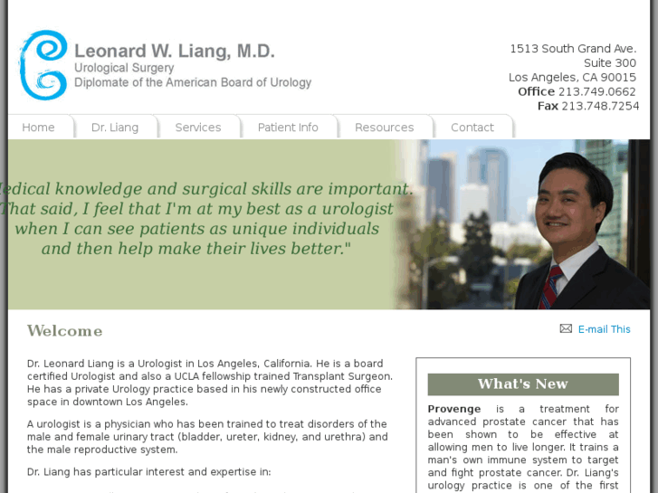 www.leonardliangmd.com