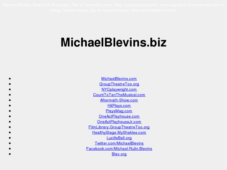 www.michaelblevins.biz