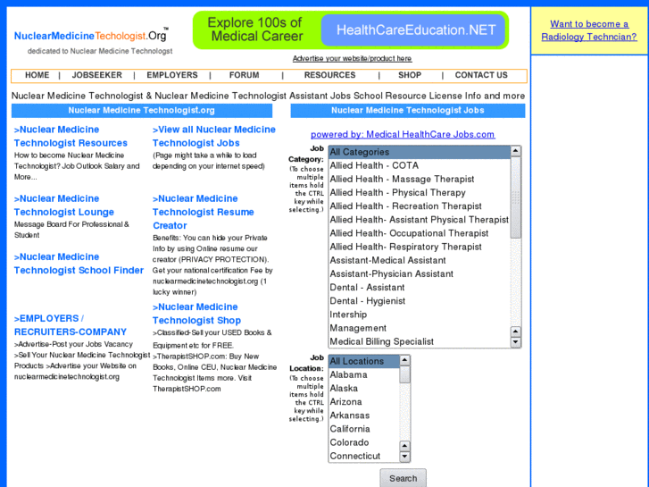 www.nuclearmedicinetechnologist.org