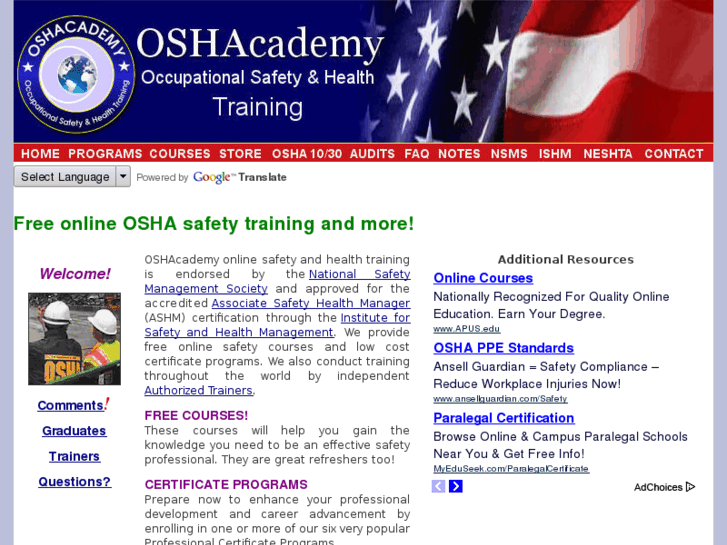 www.oshacademy.net