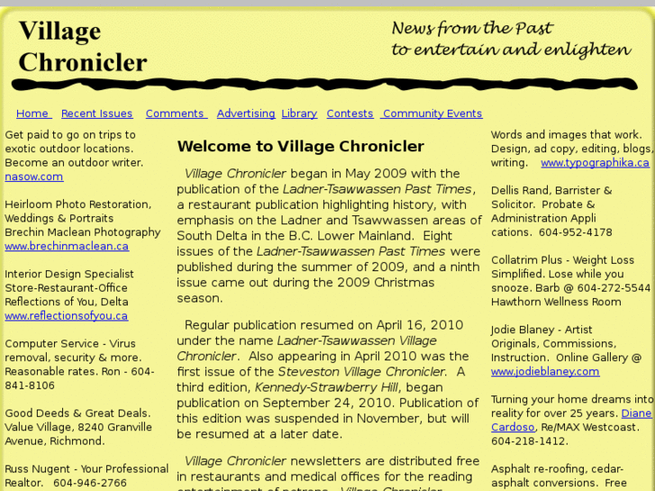 www.villagechronicler.ca