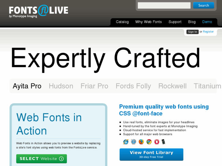 www.webfontselector.com