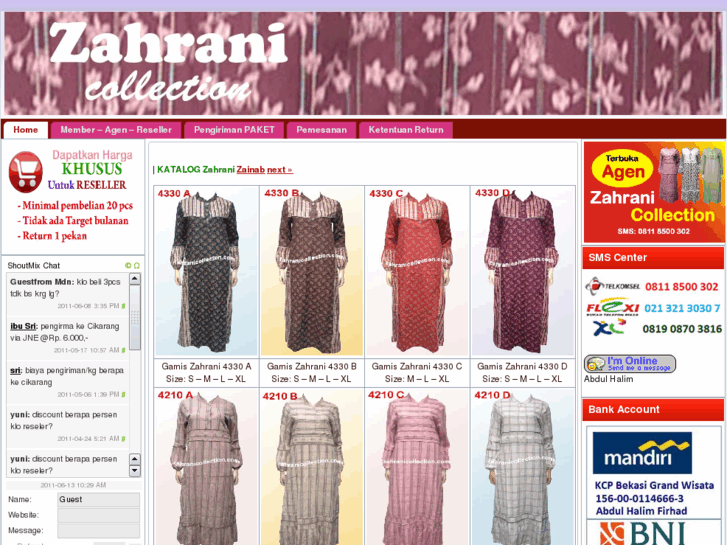 www.zahranicollection.com