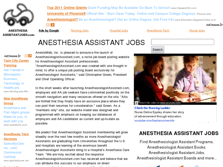 www.anesthesiaassistantjobs.com