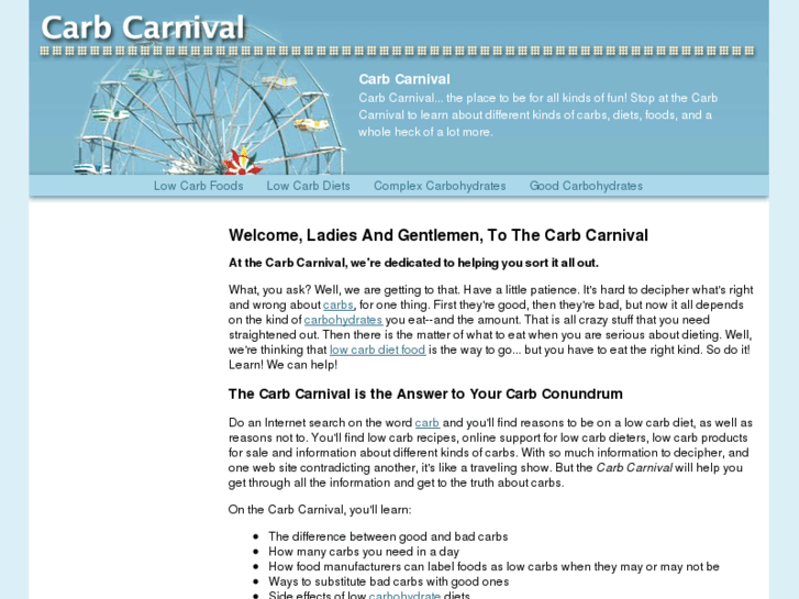 www.carbcarnival.com