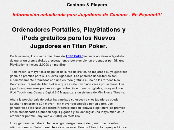 www.casinos-players.net