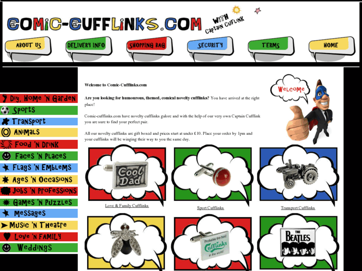 www.comic-cufflinks.com