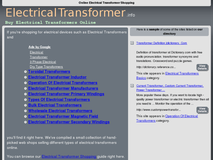 www.electricaltransformer.info