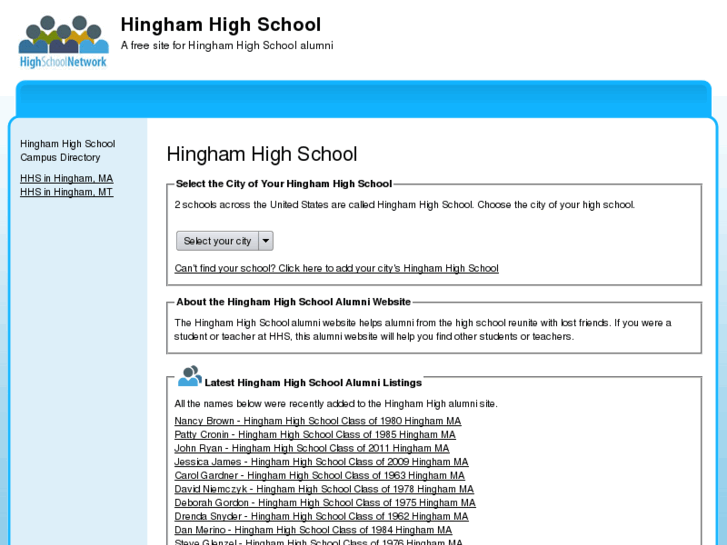 www.hinghamhighschool.org