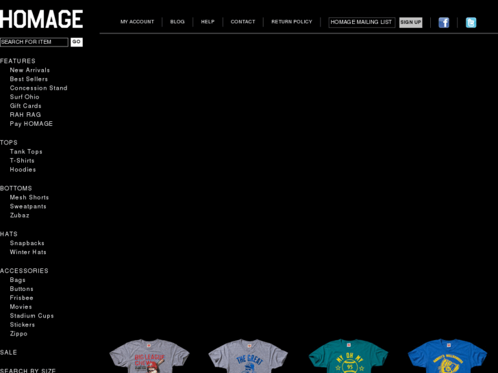 www.homage-clothing.com